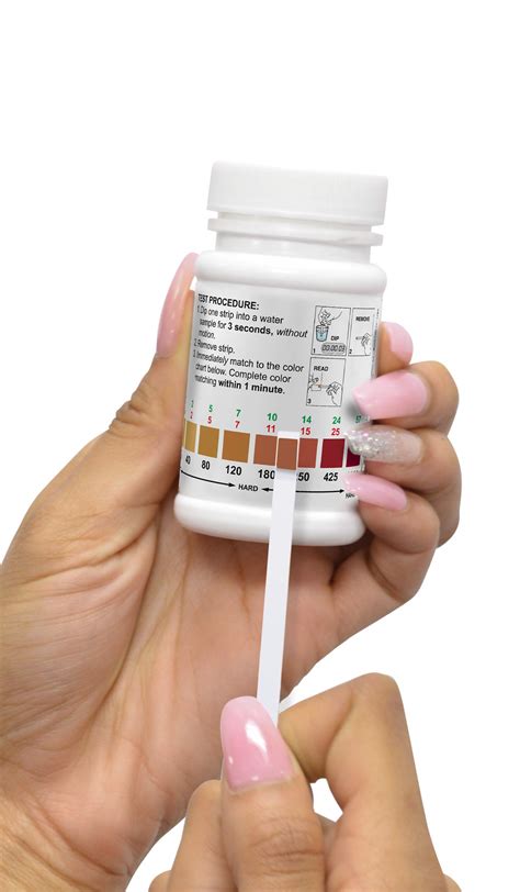 waterworks total hardness test strips|calcium hardness test strips.